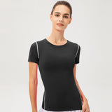 PRO tight-fitting training short-sleeved sports fitness yoga sweat-wicking quick-drying short-sleeved shirt T-shirt clothes 2003